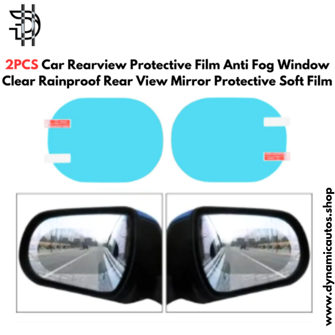 Anti Fog Film for Car Side Mirrors | Waterproof Mirror Protector | 2Pcs Set Pakistan