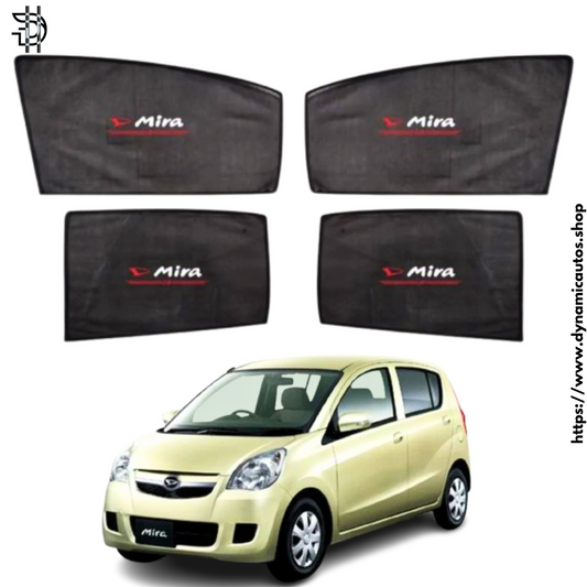 Daihatsu Mira Old Model Side Sunshade (2006-2010) – Custom Fit Car Sun Shades | High-Quality Parda