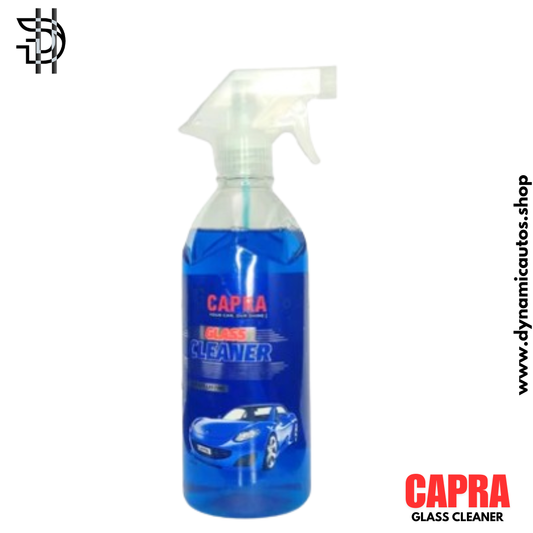 Capra Glass Cleaner Spray 500ML | Premium Glass Cleaner for Car & Home | Waterless Cleaning | Streak-Free Finish