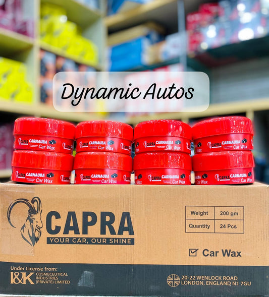 Capra Premium Quality Car Wax | 200GM Hard Wax | Premium Quality | For Exterior Use | Car After Wash Protection | 190-CAPWAX03
